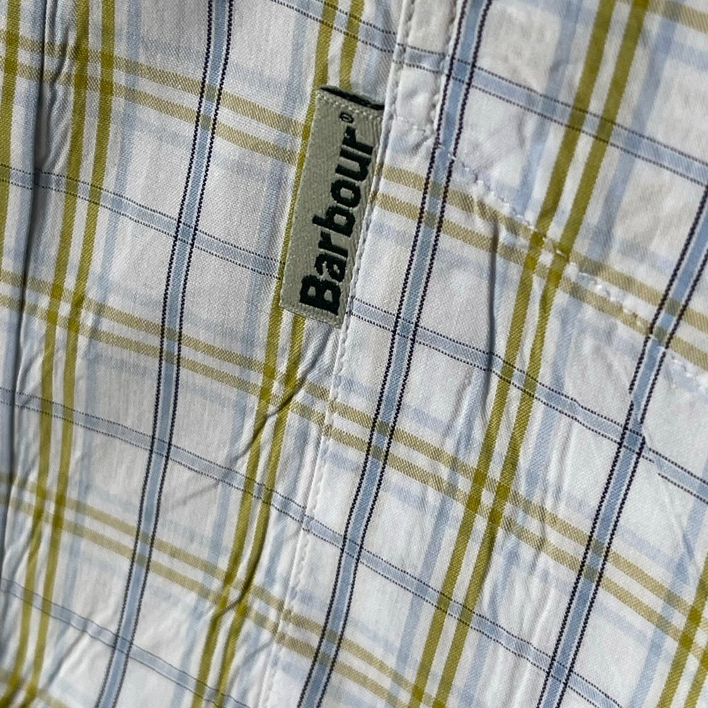 BARBOUR The Country Shirt short sleeve tattersall design EURO 2XL - Picture 6 of 6